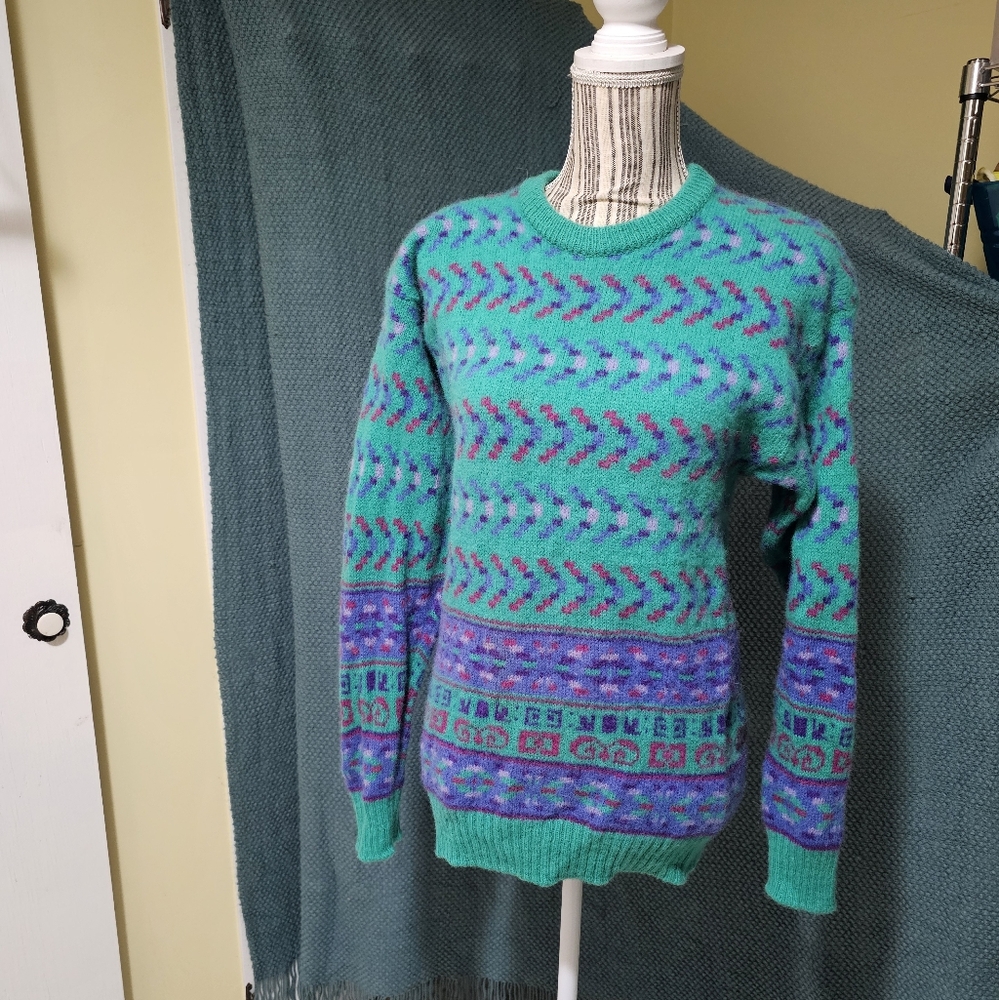 Multicolor Patterned Sweater - image 1